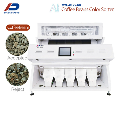 Selezionatore verde di colore del chicco di caffè di 320 canali con aI che ordina sistema telecomandato