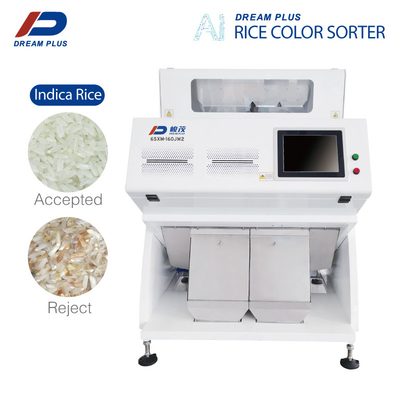 Alta efficienza 2 canali della macchina 160 del selezionatore del riso di RGB dello scivolo