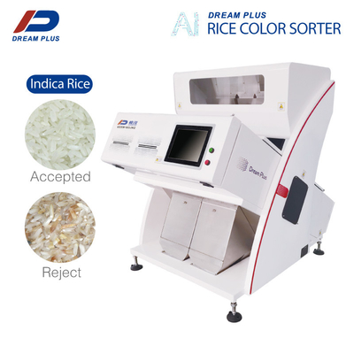 Alta efficienza 2 canali della macchina 160 del selezionatore del riso di RGB dello scivolo