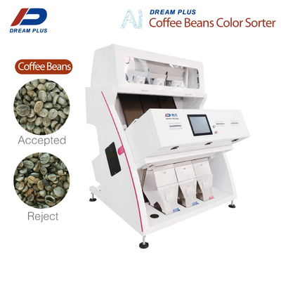 Alta precisione dei canali degli scivoli 192 di Bean Sorting Machine 3 del caffè della macchina fotografica del CCD RGB