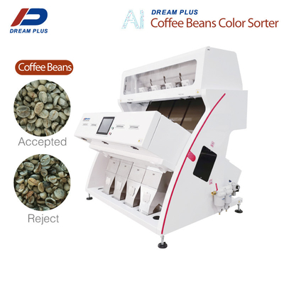Selezionatrice CCD RGB per chicchi di caffè 4 scivoli
