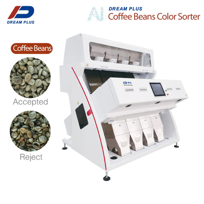 Selezionatrice CCD RGB per chicchi di caffè 4 scivoli