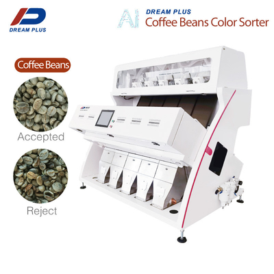 Macchina di colore del chicco di caffè di industriale 5 scivoli con installazione facile della macchina fotografica di RGB