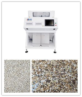 RGB CCD Agricoltura Fagioli Bianchi Color Sorter Machine 2 Scivoli