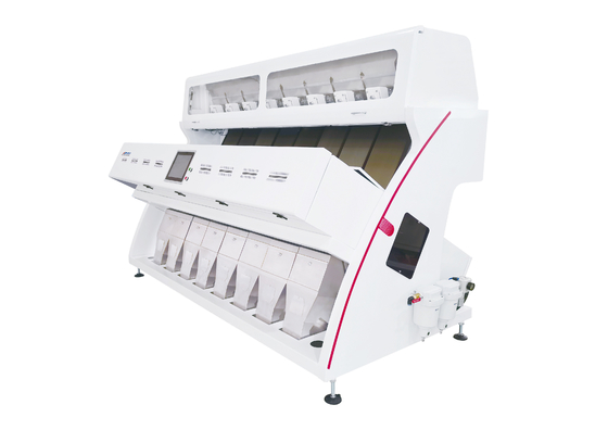 Telecamera CCD bianca di Bean Grain Color Sorter With di agricoltura di 8 scivoli