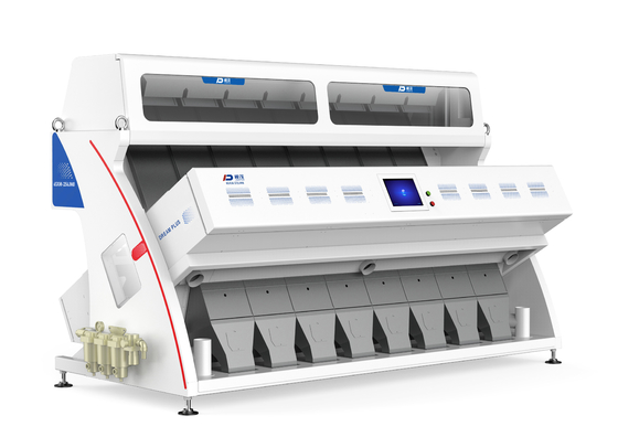 Selezionatore di colore noce / mandorle con selezione di dimensioni e forme