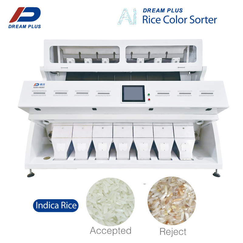 Dreamplus Rice Color Sorting High Accuracy 99,99% Sorting Machine