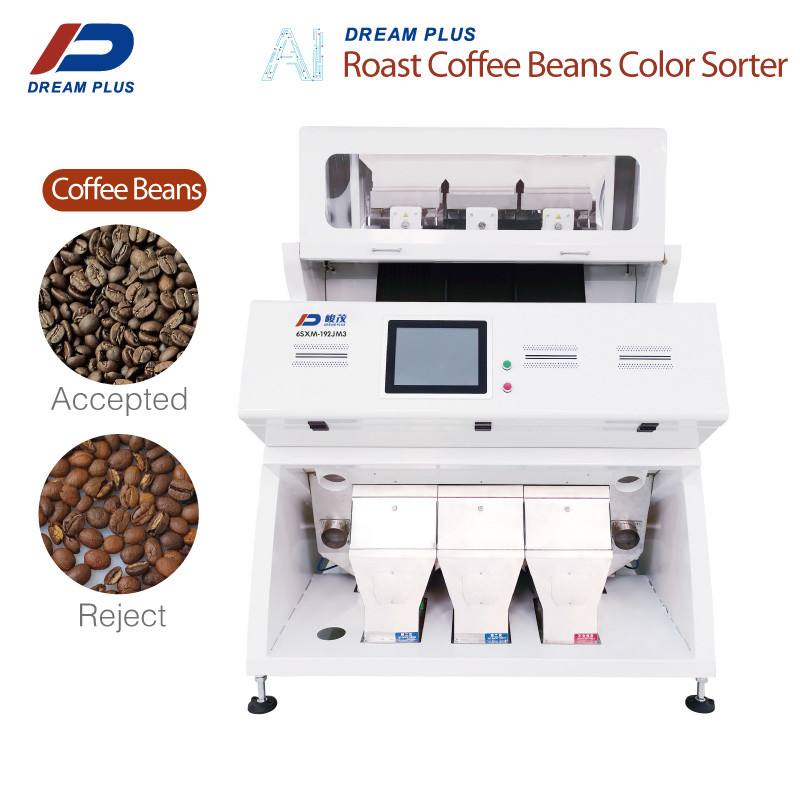 Bean Color Sorter Machine 3 fa scendere il CCD per mezzo di uno scivolo 192 incanala l'operazione facile