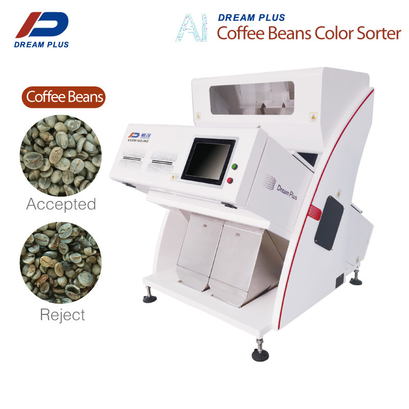 2 accuratezza di Bean Color Sorter 99,9% del caffè degli scivoli