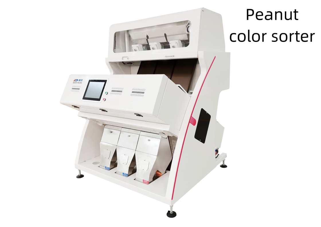Selezionatore di colori per arachidi CCD ad alta efficienza Scivolo a 192 canali 3