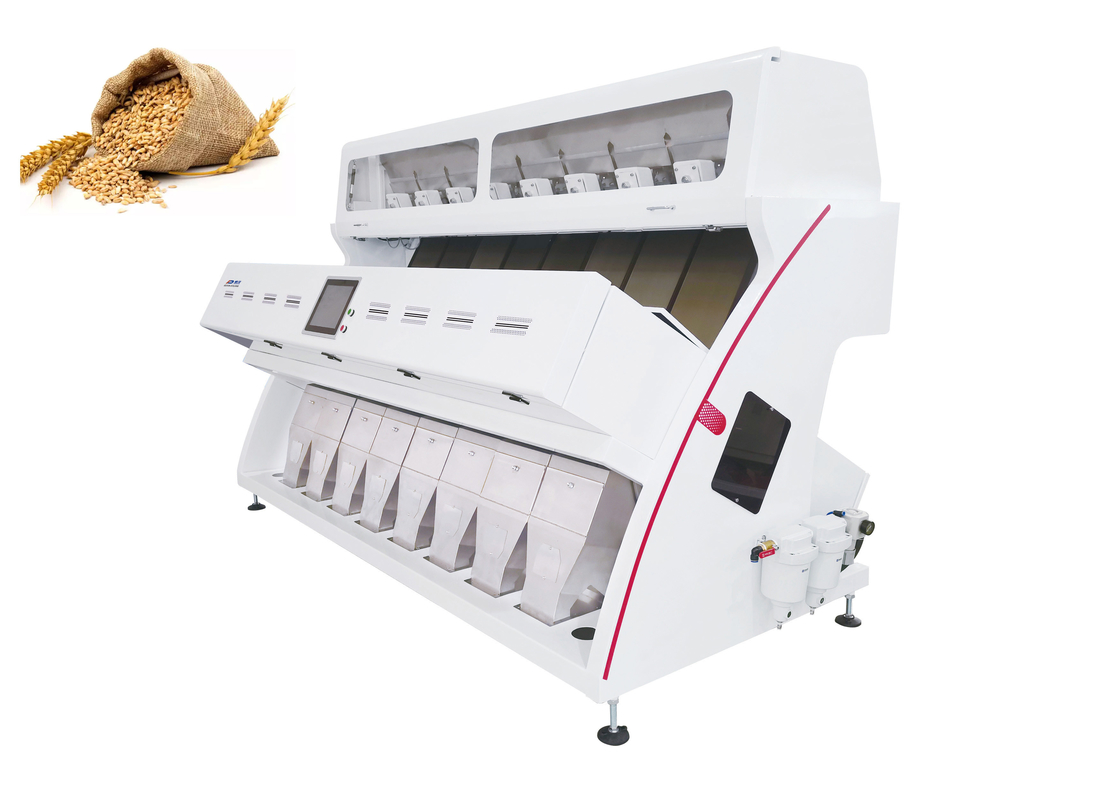 Macchina di selezione del colore del grano a display umanizzato da 12 pollici Flexem con sistema di pulizia automatico di raffreddamento