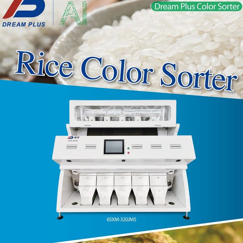CCD RGB Camera Rice Color Sorting Optical Grain Seed Color Sorting Coffee Color Sorting Machine
