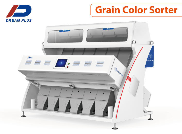 Macchina del separatore di colore di RGB del selezionatore di colore del grano di 6 scivoli con l'espulsore ad alta frequenza