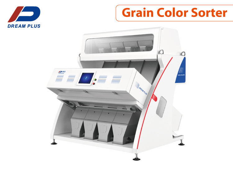 Selezionatore di colore del grano di 4 scivoli per i fagioli che ordinano alta precisione