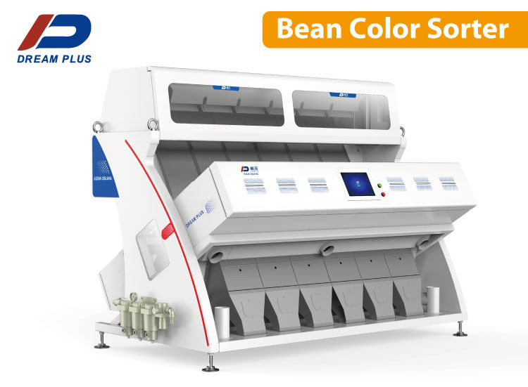 Soia Bean Color Sorter del nero dell'OEM 6 scivoli con la macchina fotografica di RGB