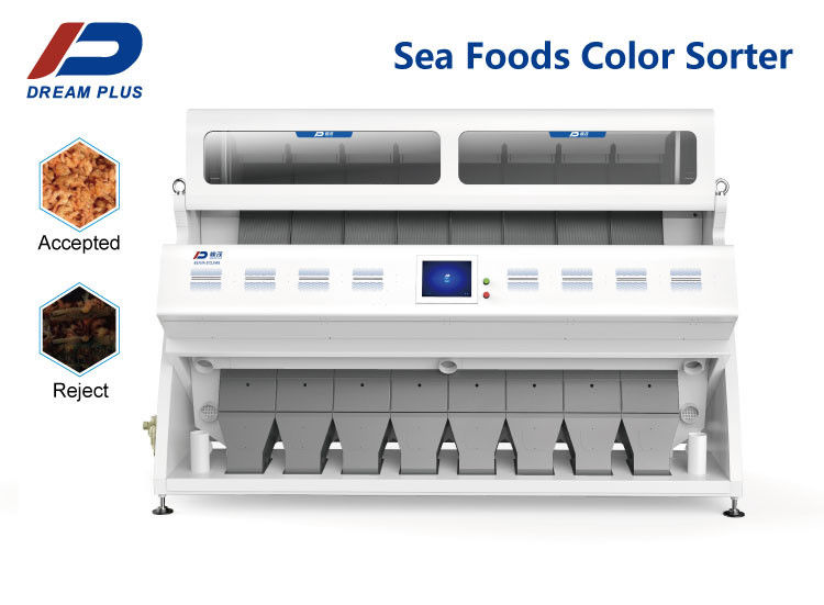 4.6kw Shrimp Color Sorting Machine For Seafood Processor